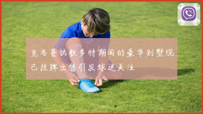 克洛普执教多特期间的豪华别墅现已挂牌出售引发球迷关注